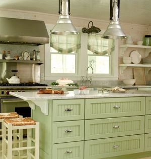 Country sea-green kitchen - mylusciouslife.com.jpg